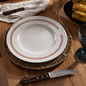 Conjunto 6 Pratos Rasos de Churrasco Classic 28cm Porcelana Tramontina - 5