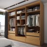 Guarda-roupa Casal Romênia 6 Portas 7 Gavetas Camaru - Panorama Móveis - 2