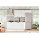 Ver imagem 3 de Cozinha Modulada Completa Americana 5pçs (2 Armários 2 Balcões 1 Complemento) C5p15 Branco - Henn