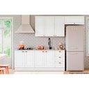 Ver imagem 1 de Cozinha Modulada Completa Americana 5pçs (2 Armários 2 Balcões 1 Complemento) C5p15 Branco - Henn