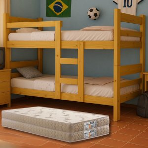 Beliche Nemargi Madeira Maciça Colchões D33