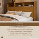 Ver imagem 6 de Cabeceira Box 140 Casal para Quarto com Prateleira Melissa Nature