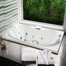 Banheira Hidromassagem Jacuzzi Eura Dupla 1,83m x 1,20m x 49cm - 10 Jatos P4 com 1 Par de Alças - Co - 1