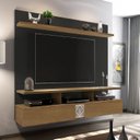 Ver imagem 1 de Painel para TV até 60 Polegadas com 2 Portas e Nichos Bahamas Móveis Leão