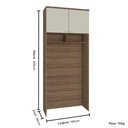 Ver imagem 3 de Guarda Roupa Modulado Ponte 100cm 2 Portas 245cm Alt Setiba