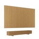 Ver imagem 4 de Rack com Painel Liso TV até 86 Polegadas Planejado 400x250cm Aruá CabeCasa MadeiraOriginals Marrom Jatobá