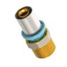 Conector Macho para Água 16mm X 1/2 - Lbp Prensar Emmeti - 2