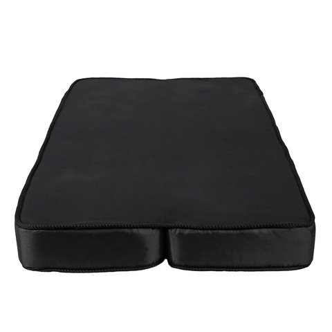 Colchão Dobrável Solteiro D28 Preto Portátil Macio Resistente