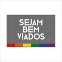 Ver imagem 2 de TAPETE CAPACHO SEJAM BEM VIADOS, TAPETES PARA SALA, QUARTO, SALA.