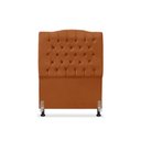 Ver imagem 2 de Cabeceira de Cama Box Solteiro 90 Cm Dunas - Veludo Terra Cota.