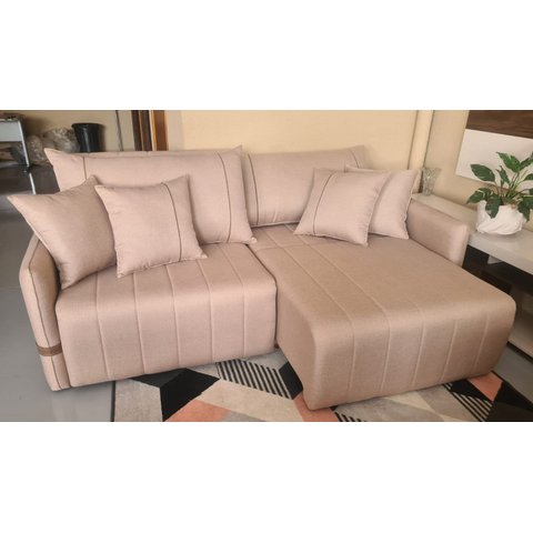 Sofá Cama Retrátil Easton 2,20m - Élpis Móveis - Linho Areia