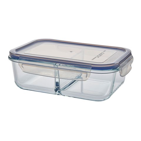 Pote Hermético com Tampa Retangular Duplo 1.5l Hauskraft