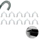 Ver imagem 1 de Suporte Curva Para Mangueira Saída Água Máquina De Lavar Universal | Ledmang | Kit 10 Un