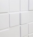 Ver imagem 3 de Kit 25 Placas Revestimento de Parede PVC 3d Alto Relevo Pixels Branco