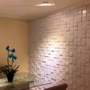 Ver imagem 5 de Kit 25 Placas Revestimento de Parede PVC 3d Alto Relevo Pixels Branco