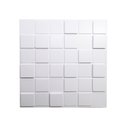 Ver imagem 2 de Kit 25 Placas Revestimento de Parede PVC 3d Alto Relevo Pixels Branco