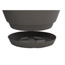 Ver imagem 5 de Vaso com Prato Tramontina Asteca 24 Cm Polietileno Concreto