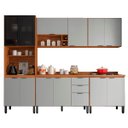Ver imagem 2 de Cozinha Modulada Firenze Fi0014 Amêndola Touch Nude Prime Tx - Demóbile