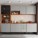 Ver imagem 1 de Cozinha Modulada Firenze Fi0014 Amêndola Touch Nude Prime Tx - Demóbile