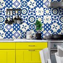 Ver imagem 1 de Adesivo de Azulejo Geométrico Azul 1 Arte Destaque