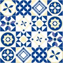 Ver imagem 2 de Adesivo de Azulejo Geométrico Azul 1 Arte Destaque