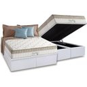 Ver imagem 1 de Cama Box Baú Queen: Colchão Molas Masterpocket Ensacadas D Angelis Anjos Conjunto Box Baú - Anjos