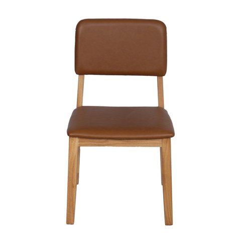 Cadeira para Sala de Jantar em Madeira Nili Yescasa Marrom/Caramelo
