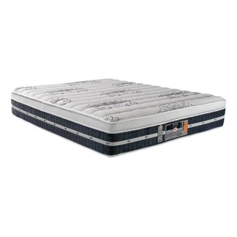 Colchão Queen Castor Silver Star Mola Pocket Air One Face 158x198x032