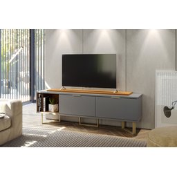 Bancada Malibu 1,83 Pés de Aço Cinza / Tauari Lukaliam - 1