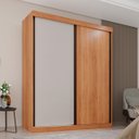 Ver imagem 2 de Guarda Roupa Casal 2 Portas de Correr 3 Gavetas Portugal sem Espelho - Mais Móveis