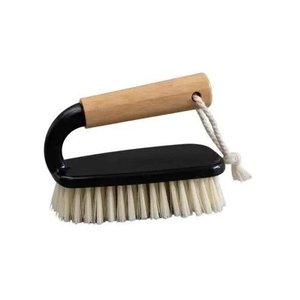 Escova de Limpeza Multiuso com Cabo de Bambu Oikos - Escovão Preto