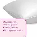 Ver imagem 2 de Travesseiro Marshmallow - Fibrasca 65x42cm Fibras macias