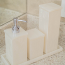 Ver imagem 7 de Porta Escovas Em Acrílico Clean 7x21cm Decor Acrílicos Marrom Perolado