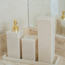 Ver imagem 3 de Porta Escovas Em Acrílico Clean 7x21cm Decor Acrílicos Marrom Perolado