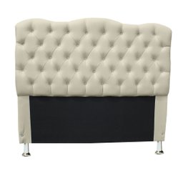 Cabeceira Super King para Cama Box Casal Agnes - Suede - Sv Decor:marfim - 1