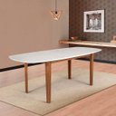 Ver imagem 1 de Mesa Extensível Oval 2,0M Aberta Jabuticabeira CabeCasa MadeiraOriginals