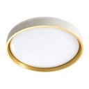 Ver imagem 6 de Plafon LED Sobrepor Yael Redondo 36W Dourado c/ Branco 3 Cores de Luz Luminatti ST3357