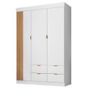 Ver mais imagens de Guarda Roupa e Cômoda Infantil 1 Porta Ripada Ayla Branco - Phoenix
