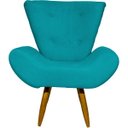 Ver imagem 3 de Kit 2 Poltronas Decorativas Para Sala Recepção Escritório Consultório + Puff Emilia Suede