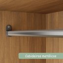 Ver mais imagens de Quarto Bebê Completo Berço 3 em 1/Guarda-Roupa 3 Portas/Cômoda 4 Gavetas Vicente Multimóveis