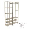 Estante Dupla Vertical Pinus para Lojas de Roupas e Closet - 1