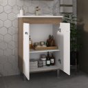 Ver imagem 2 de Conjunto para Banheiro Kit Econômico 60 com Pés - Fabribam