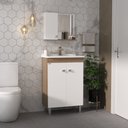 Ver imagem 1 de Conjunto para Banheiro Kit Econômico 60 com Pés - Fabribam