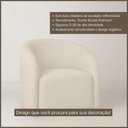 Ver imagem 2 de Poltrona Orgânica Laha Bouclé Premium - Verde