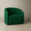 Ver imagem 1 de Poltrona Orgânica Laha Bouclé Premium - Verde