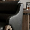 Ver mais imagens de Poltrona Decorativa Madri Pes Madeira Courino Tcs 724 Moll