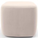 Ver imagem 7 de Poltrona de Amamentação com Balanço e Puff Orgânico Saori W01 Suede Bege - Lyam Decor