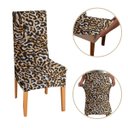 Ver imagem 1 de Kit 4 Capa de Cadeira Malha Gel com Elástico - Animal Print