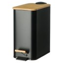 Ver imagem 7 de Kit Lavabo Banheiro Bambu Lixeira Pedal 5 Litros + Escova Sanitária Pgb