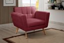 Ver imagem 3 de Conjunto 2 Poltronas Bruna Estilo Living Moderna Decoração Sala Recepção